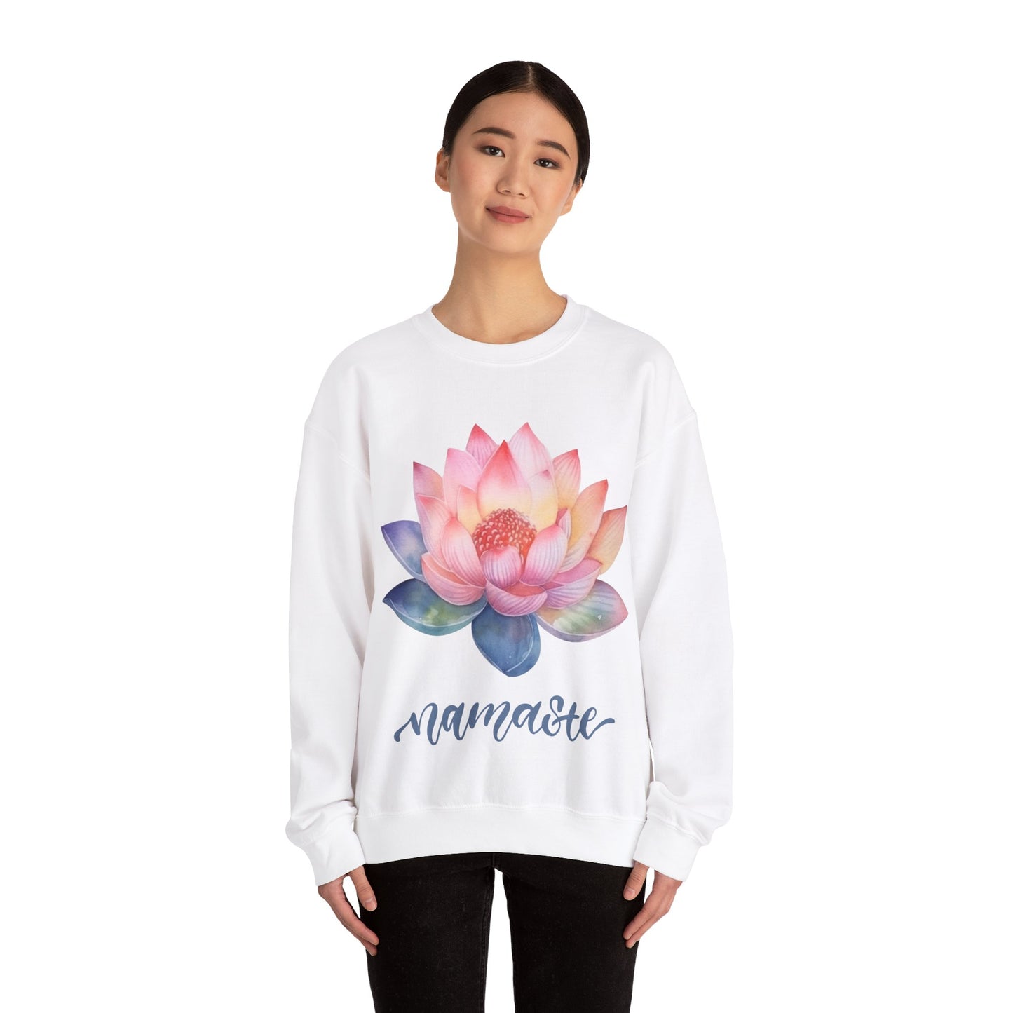 Yoga, Namaste Crewneck Sweatshirt