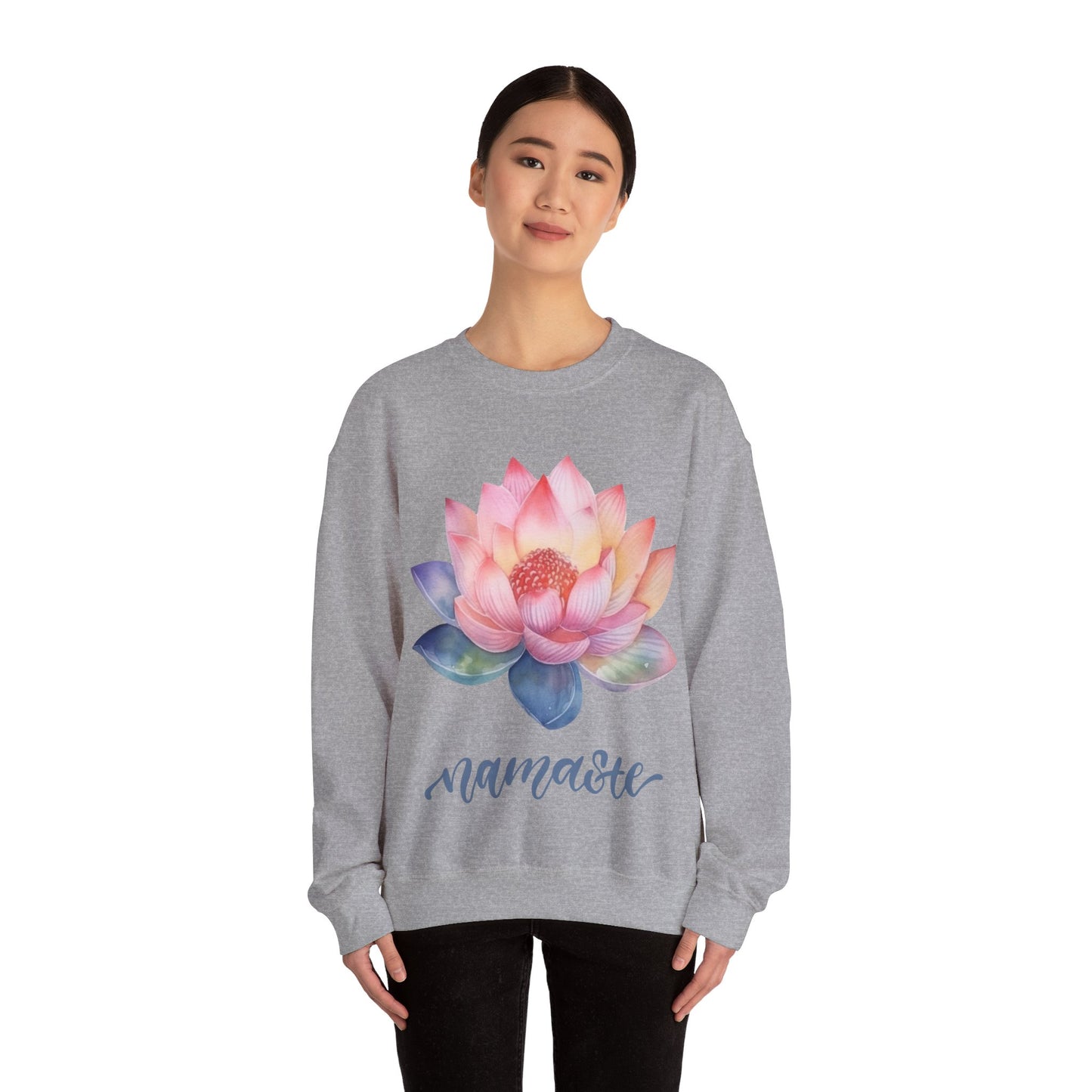 Yoga, Namaste Crewneck Sweatshirt