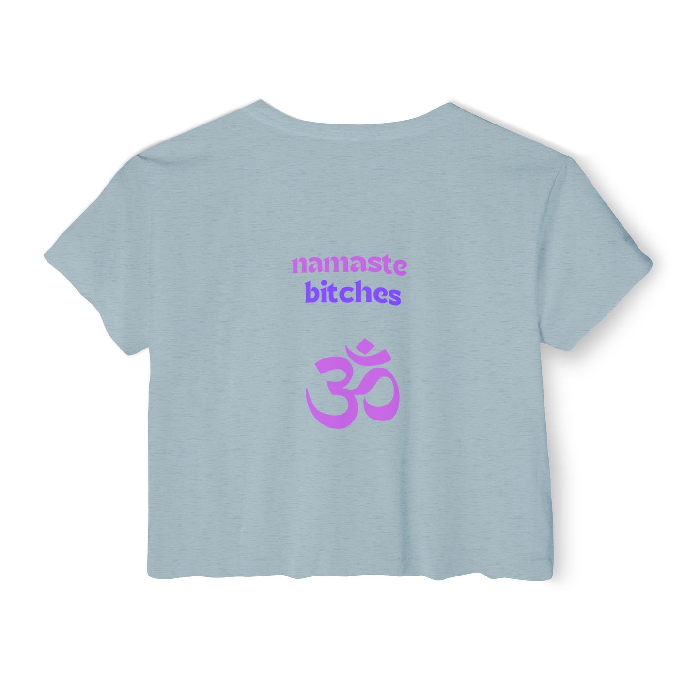 Don't talk to me until I've had my morning yoga crop top