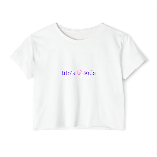 Titos & Soda Women's Crop Top