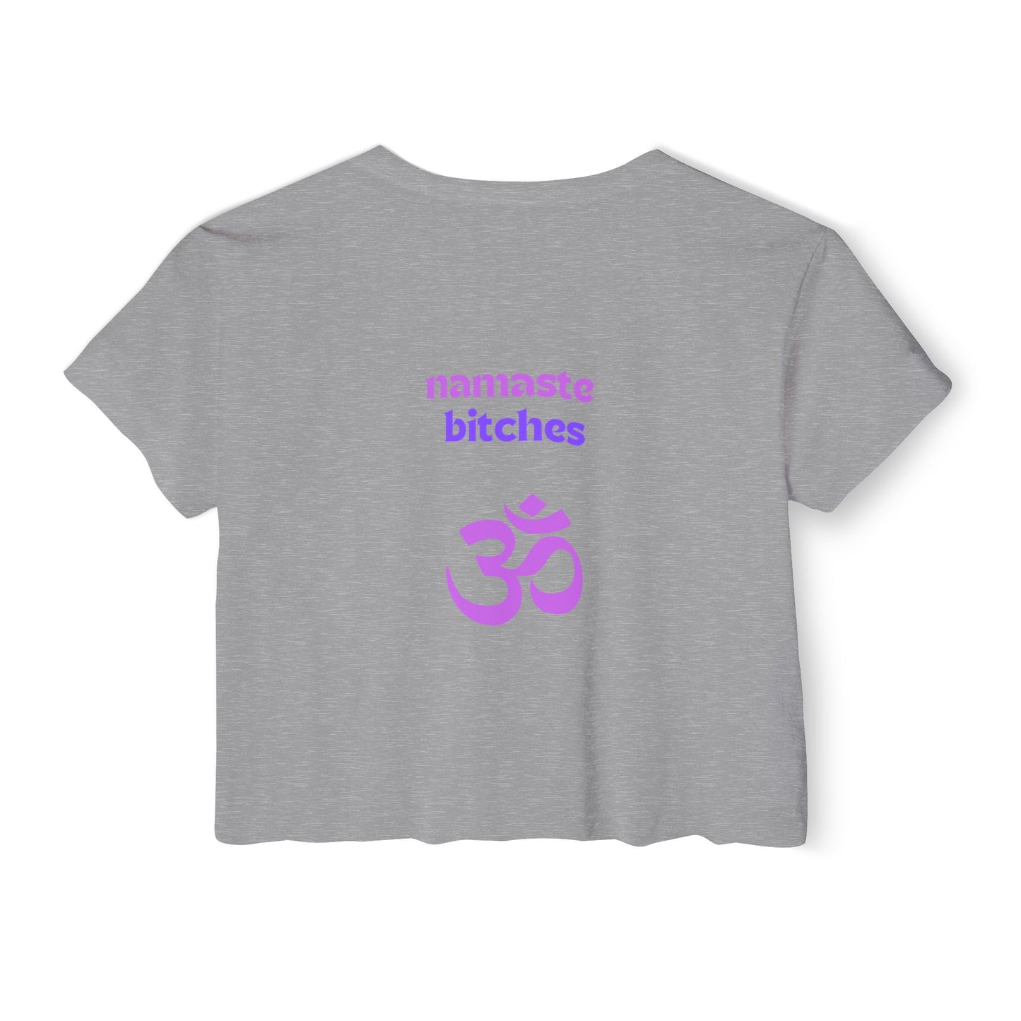 Don't talk to me until I've had my morning yoga crop top
