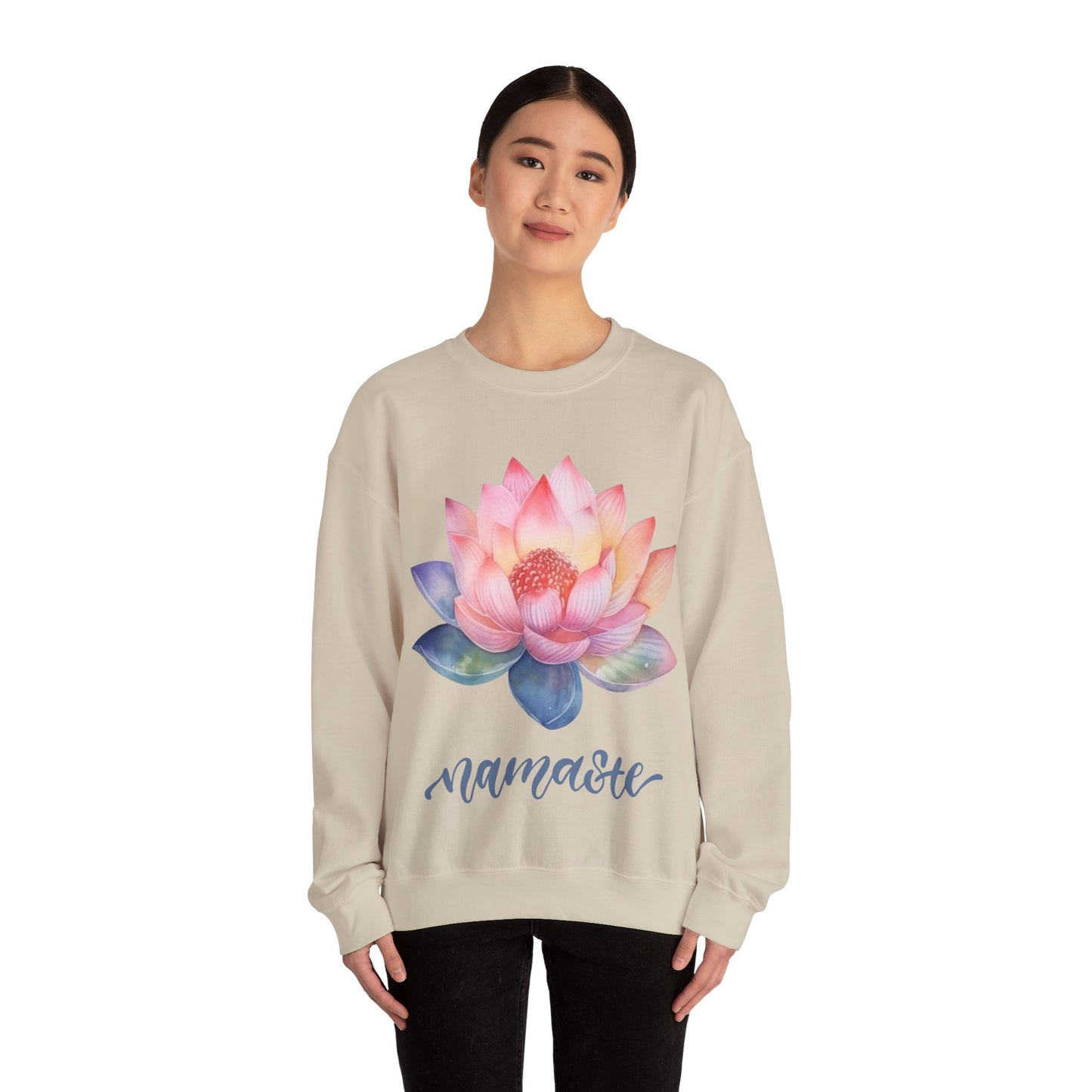 Yoga, Namaste Crewneck Sweatshirt