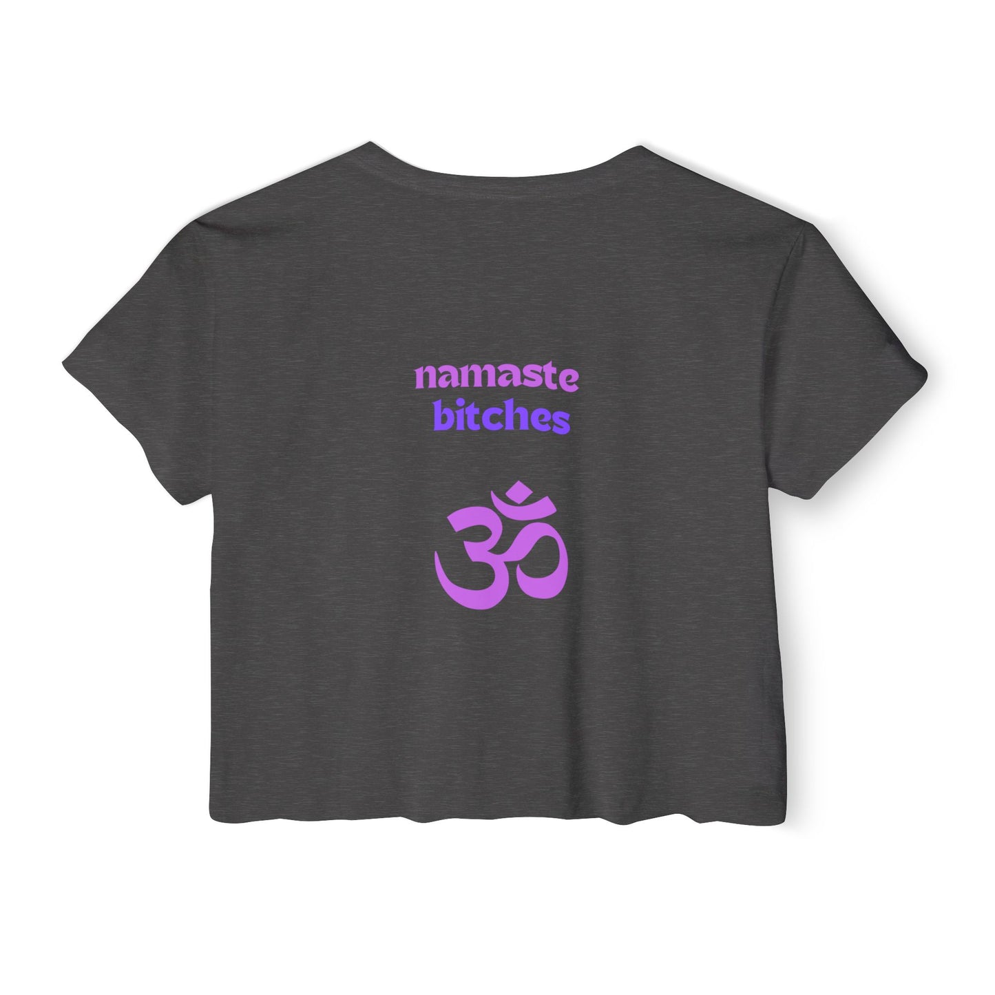 Don't talk to me until I've had my morning yoga crop top