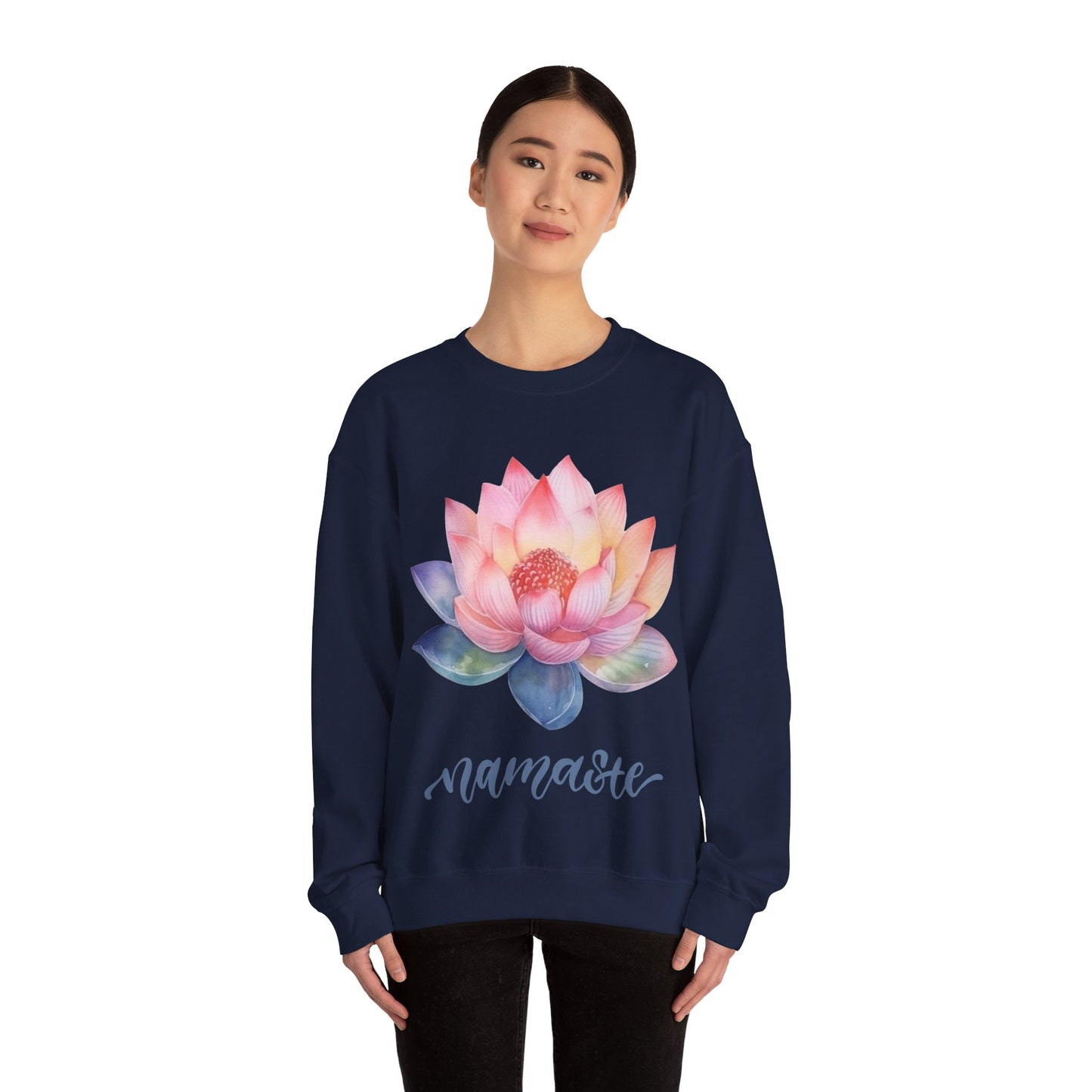 Yoga, Namaste Crewneck Sweatshirt