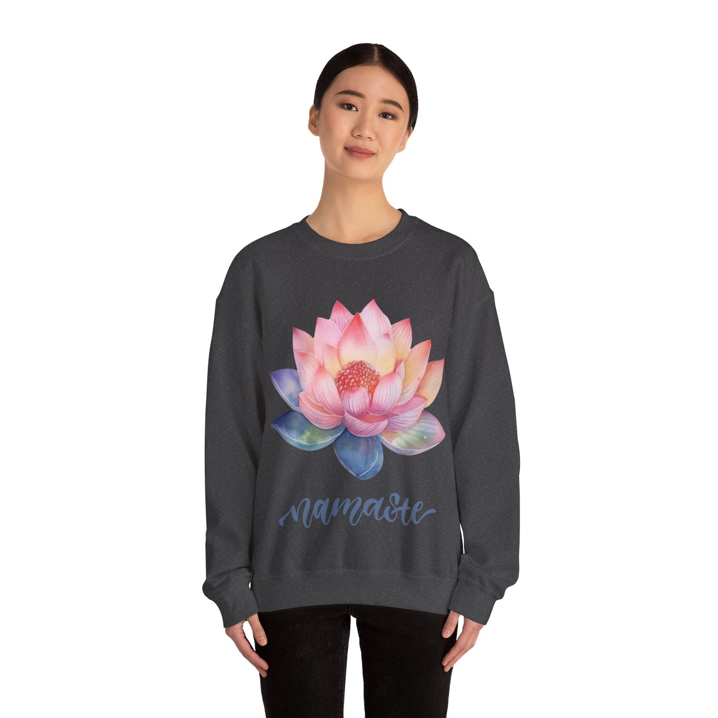 Yoga, Namaste Crewneck Sweatshirt