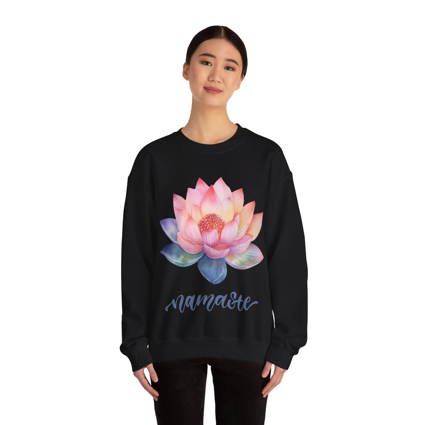 Yoga, Namaste Crewneck Sweatshirt