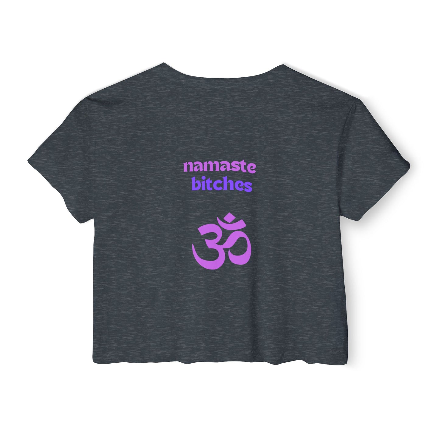 Don't talk to me until I've had my morning yoga crop top