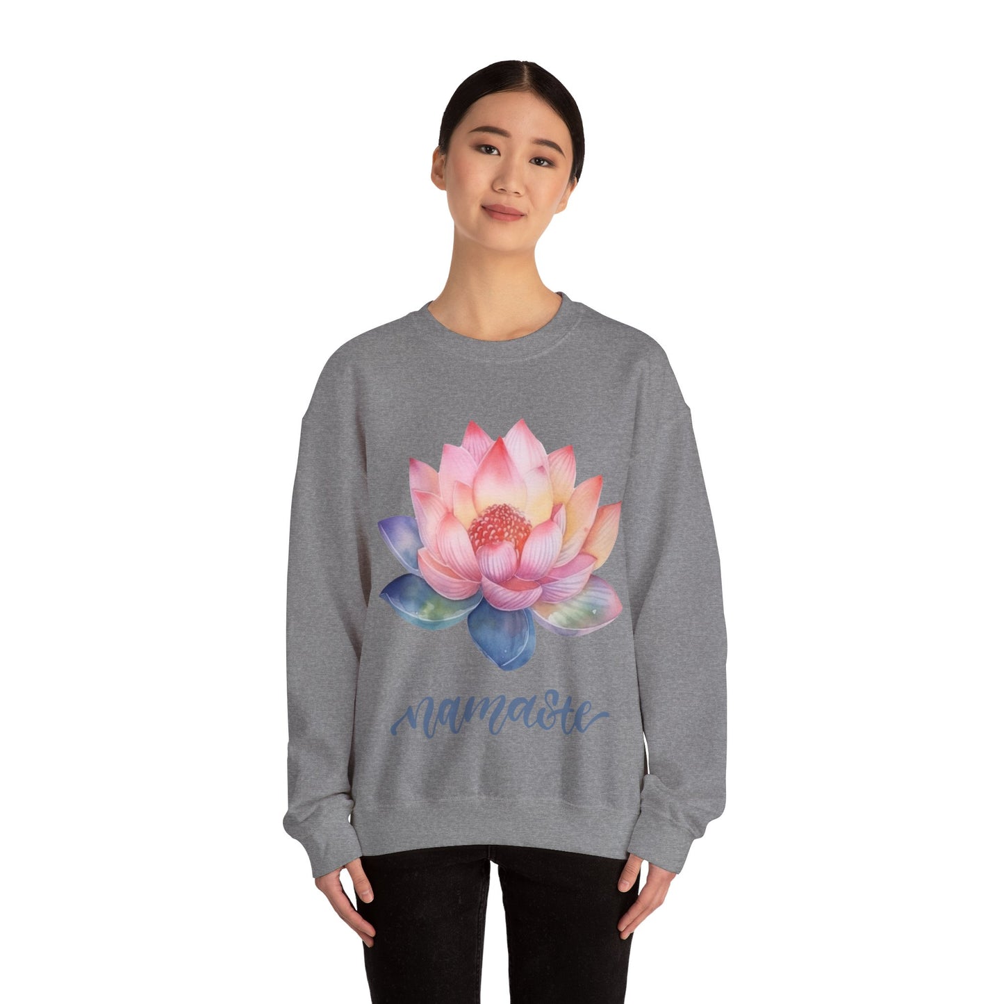 Yoga, Namaste Crewneck Sweatshirt