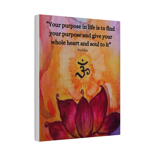 Buddha Quote Decorative Canvas, Colorful